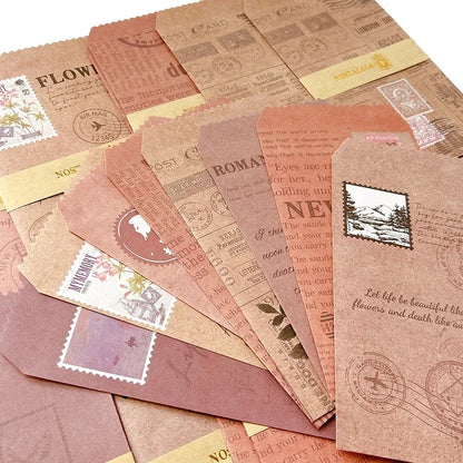 Cute Pattern Paper Envelope Set