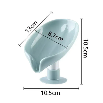 1Pc Drain Soap Holder Leaf Shape