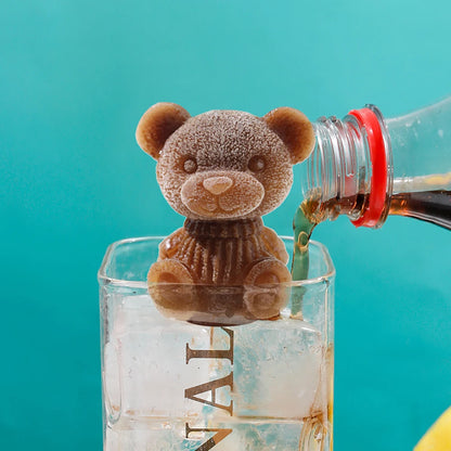 3D Teddy Bear Silicone Ice & Chocolate Mould