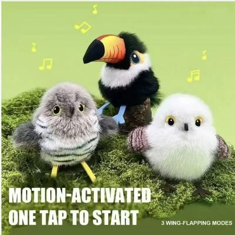 Interactive Flapping Bird Toy for Cats