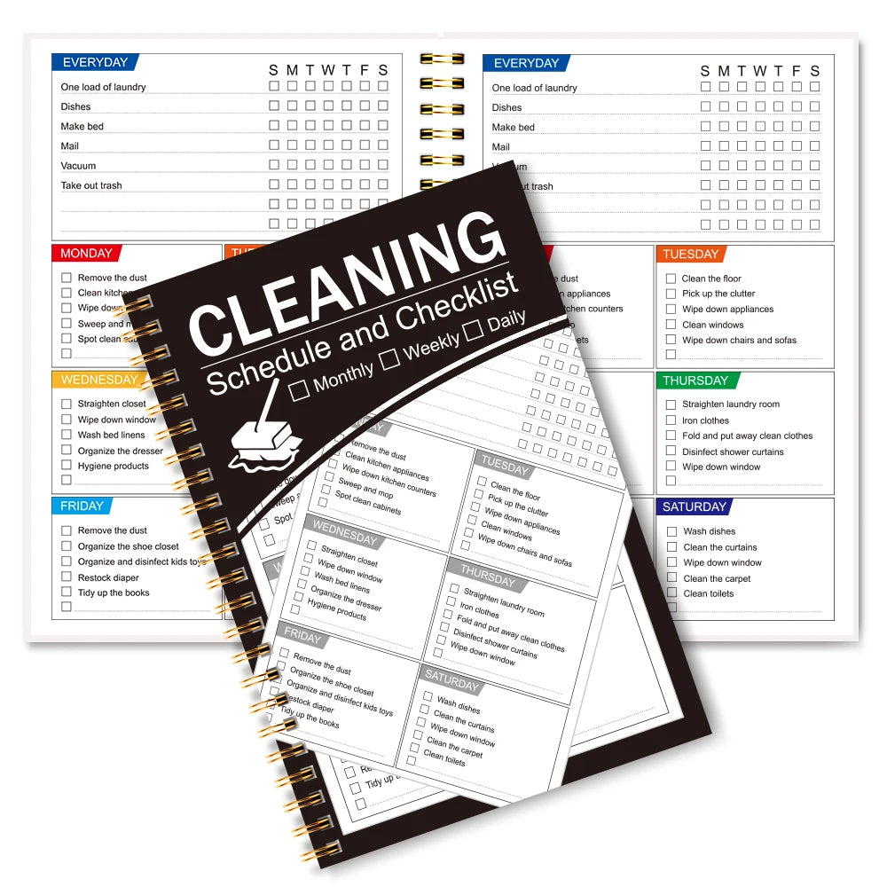 Home Organization & Housekeeping Schedule Journal
