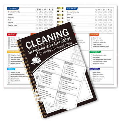 Home Organization & Housekeeping Schedule Journal