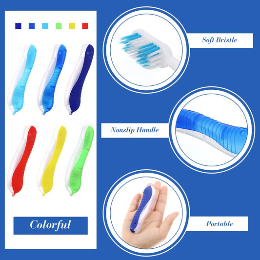 Portable Folding Travel Toothbrush