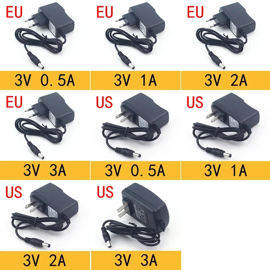Universal AC to DC Power Adapter