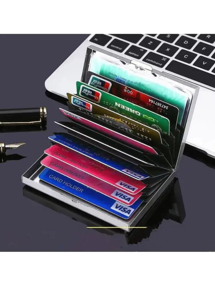 Stainless Steel RFID Blocking Credit Card Holder