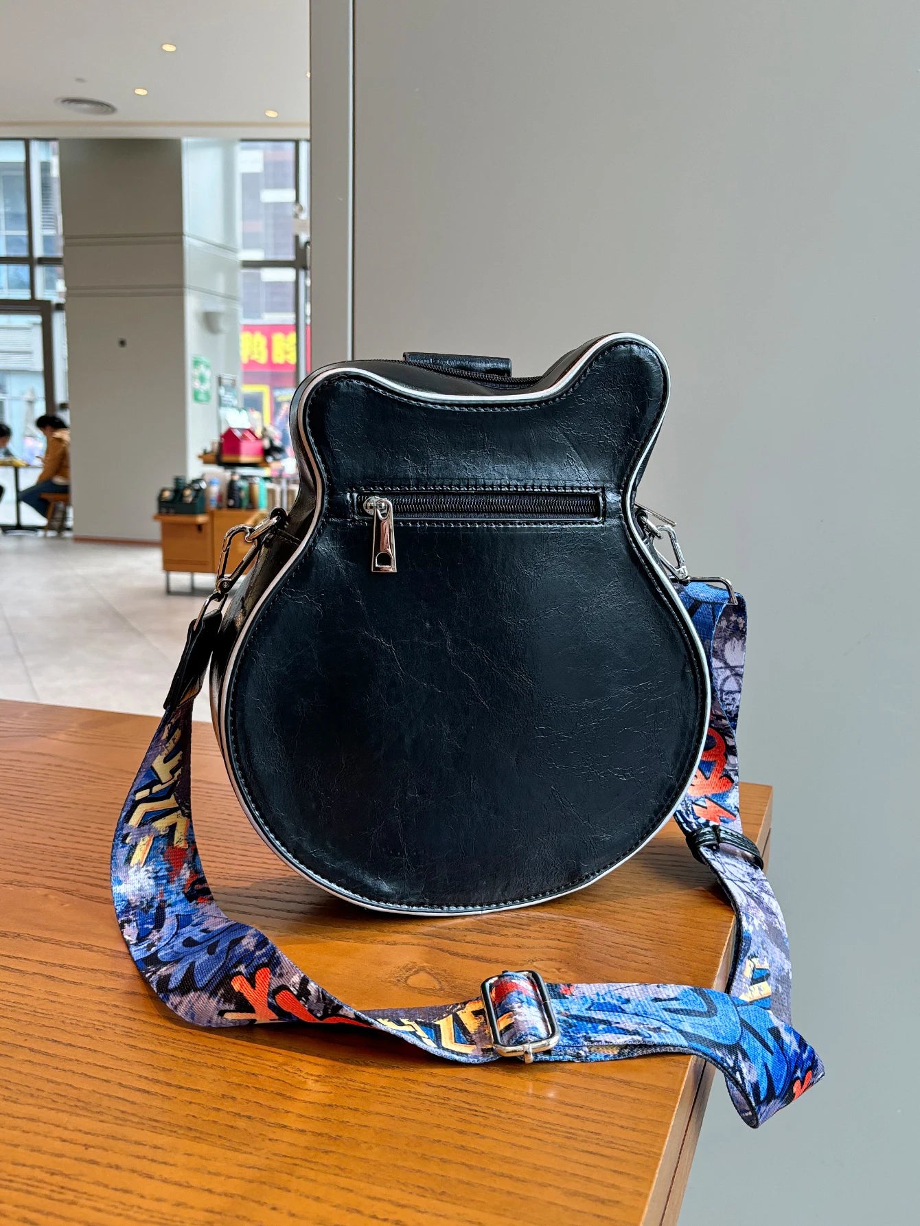 Guitar Shape Crossbody Shoulder Bag