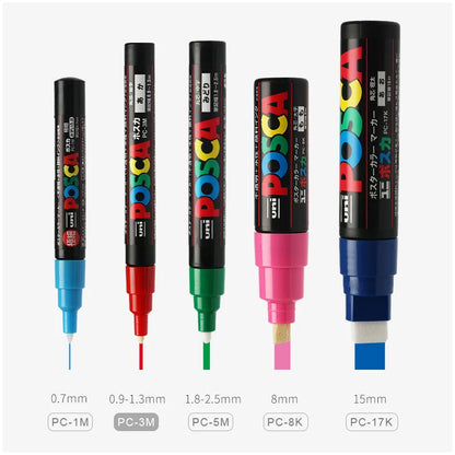 UNI  Permanent Paint Color Markers