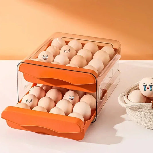 Stackable Refrigerator Egg Storage Drawer