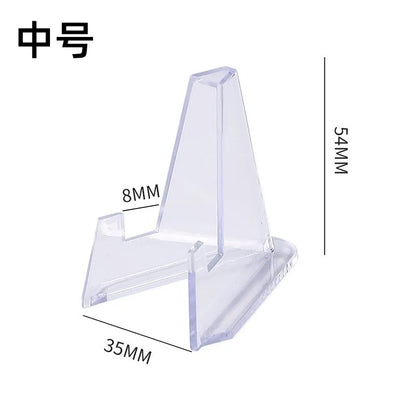 Transparent Acrylic Coin Display Stand Set