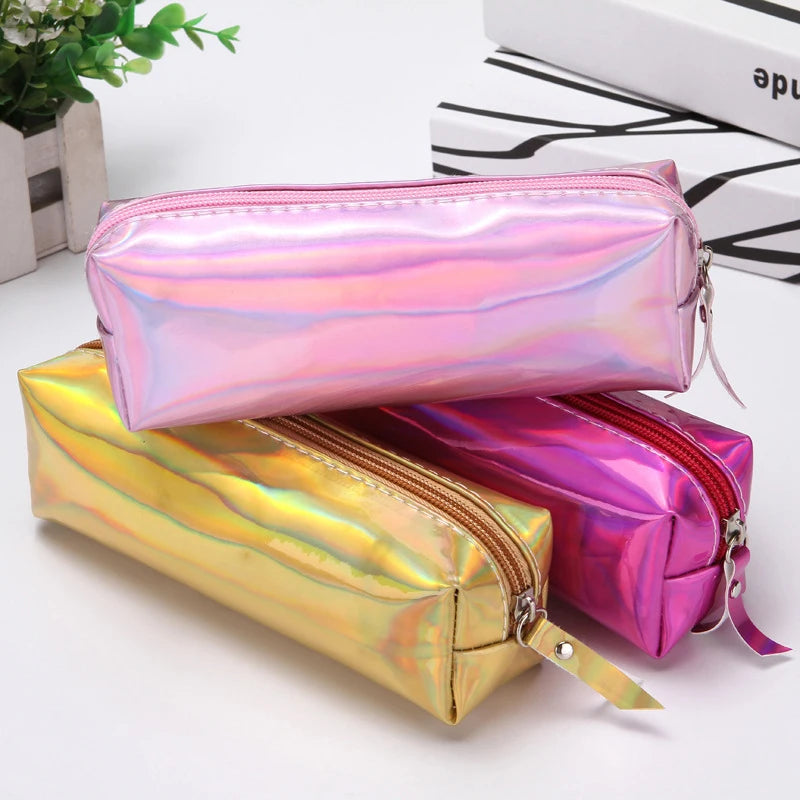 Holographic PU Pencil Case