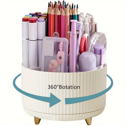 360° Rotating Desktop Pen Organiser