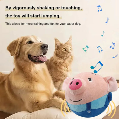 Interactive Plush Pet Ball