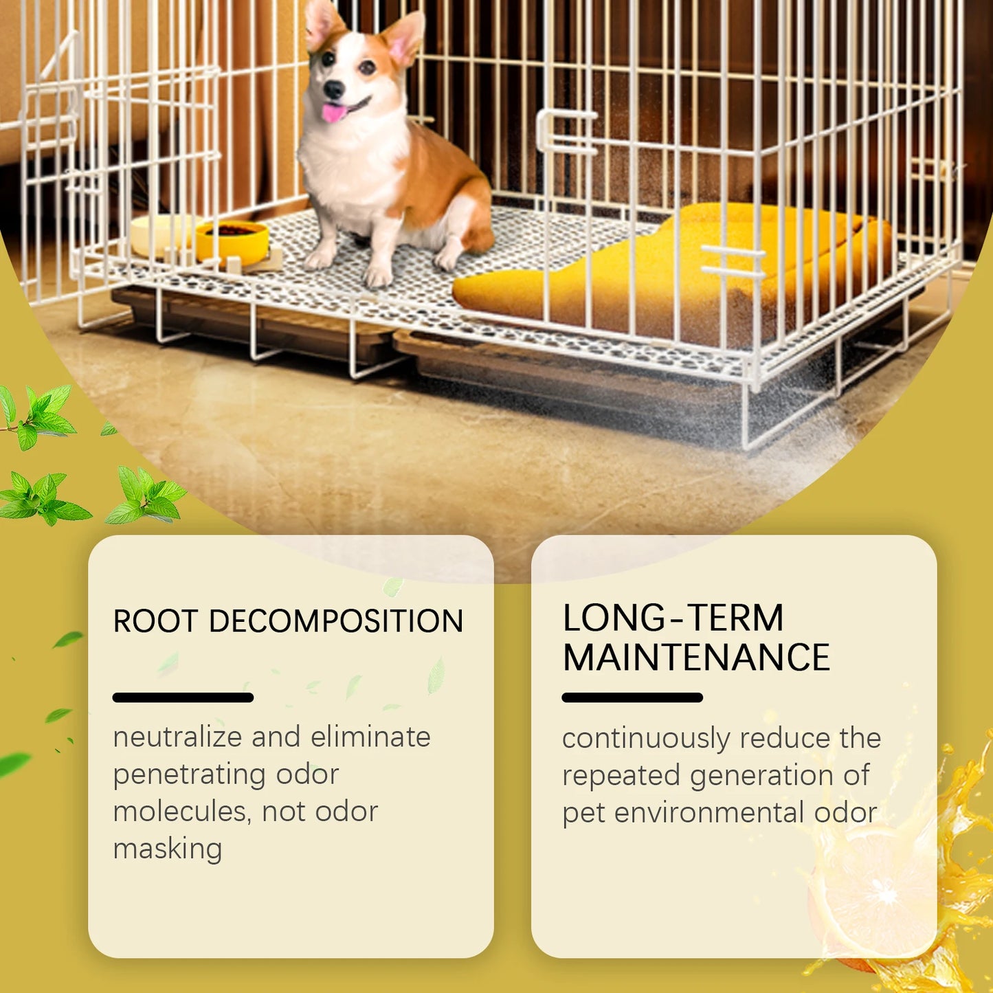 Pet Kennel Odor Eliminator Spray