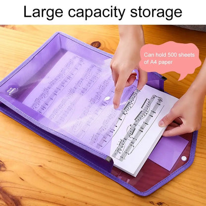 Vertical A5 Waterproof Document Storage Folder