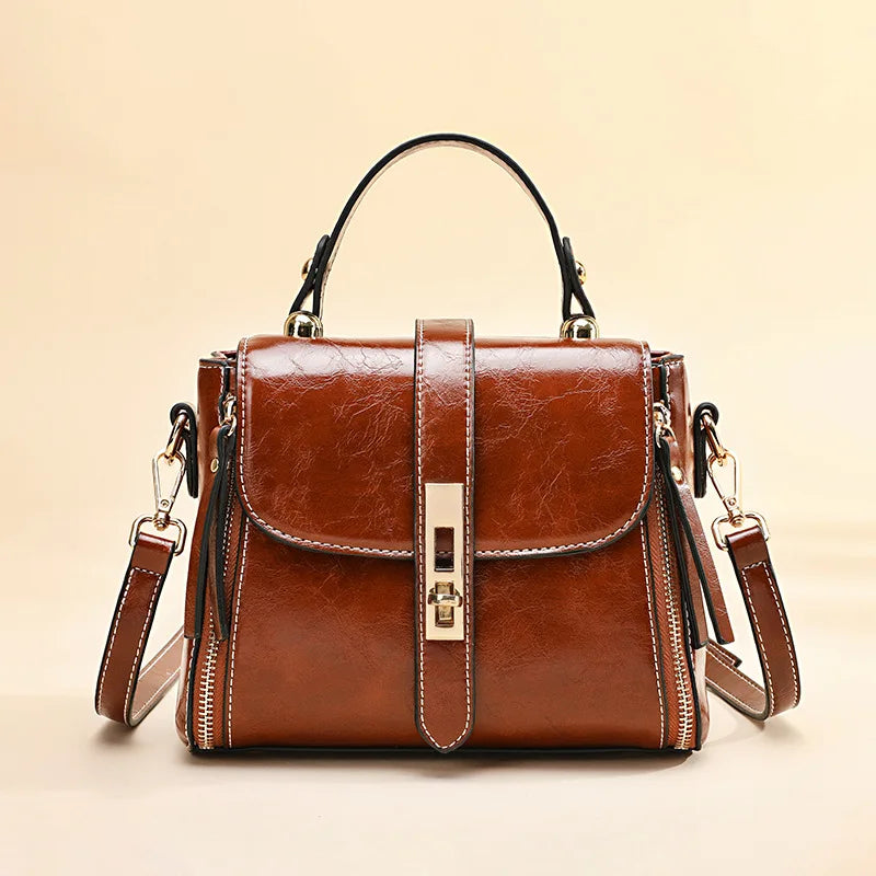 Genuine Leather Luxury Handbag