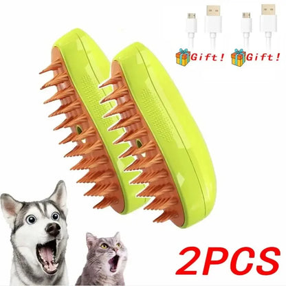 3-in-1 Pet Steam Brush