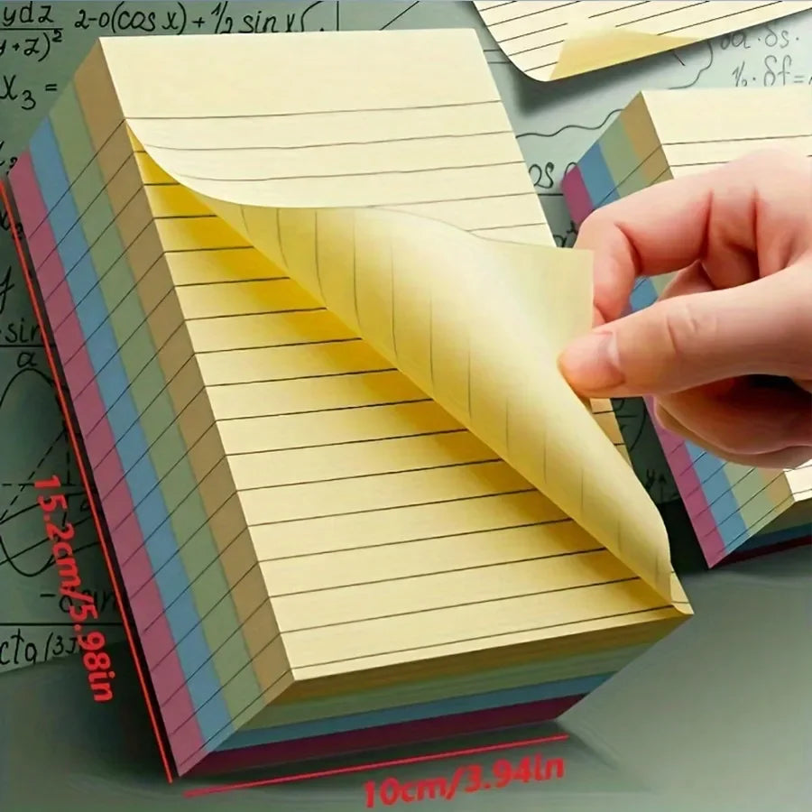 Vibrant Horizontal Note Paper Memo Pad