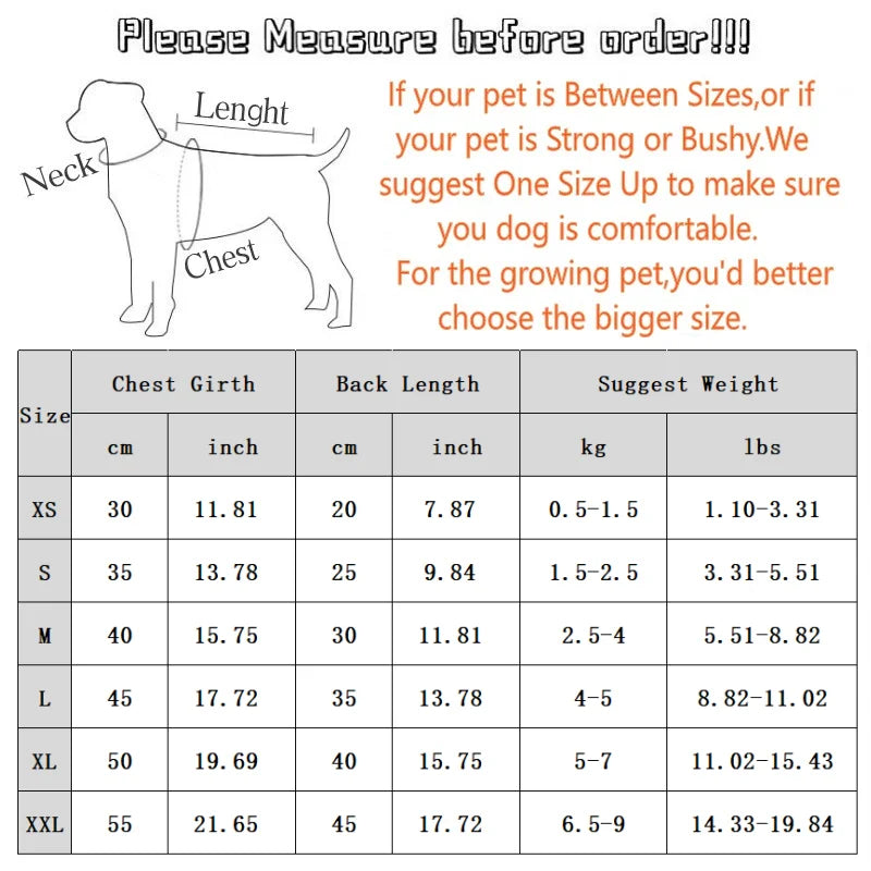 Winter Warm Fleece Pet Jacket for Dogs & Cats