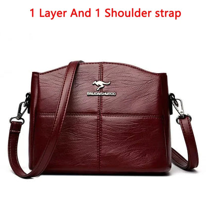 Large Capacity Women’s Leather Tote Handbag