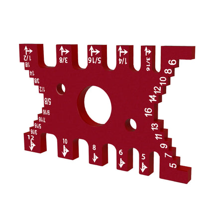 Woodworking Depth Gauge Plate