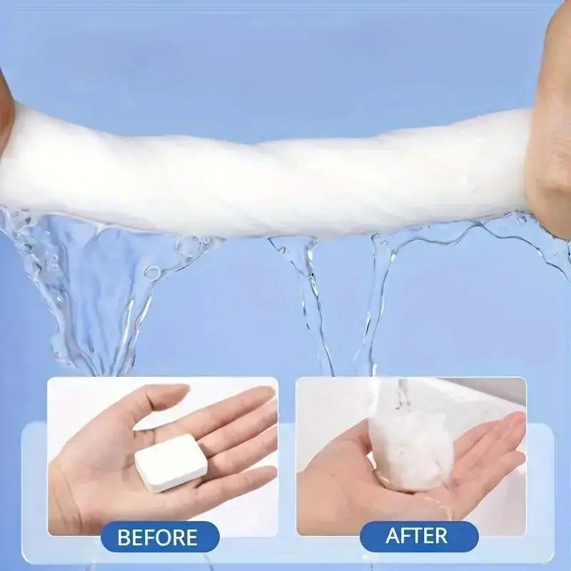 14-Pack Compressed Cotton Travel Towels