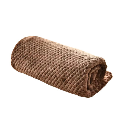 Soft Plaid Pet Blanket