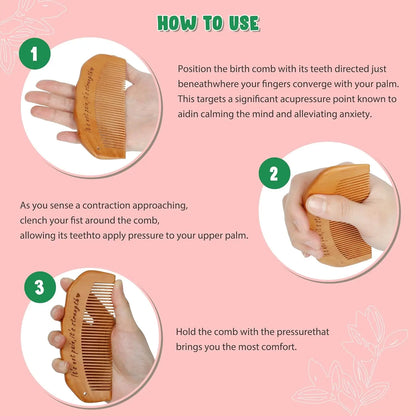 Wooden Birth Comb