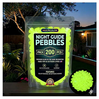 Glow-in-the-Dark Garden Pebbles