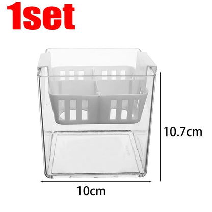 Clear Hydroponic Tulip Growing Kit with 4-Bulb Basket