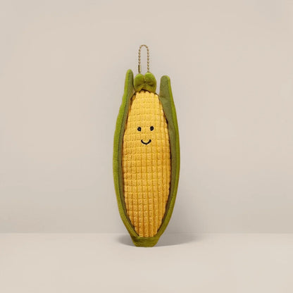 Cute Fruit & Vegetable Plush Keychain