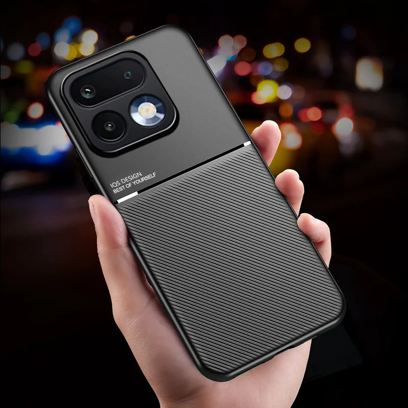 Magnetic PU Leather Shockproof Phone Case