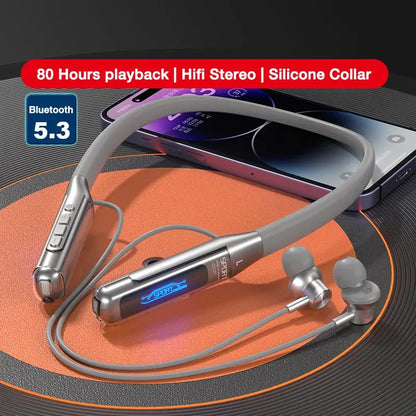 EARDECO Bluetooth 5.3 Neckband Wireless Earphones