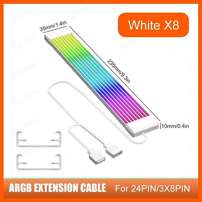 PC RGB Light Strip Cable Extension