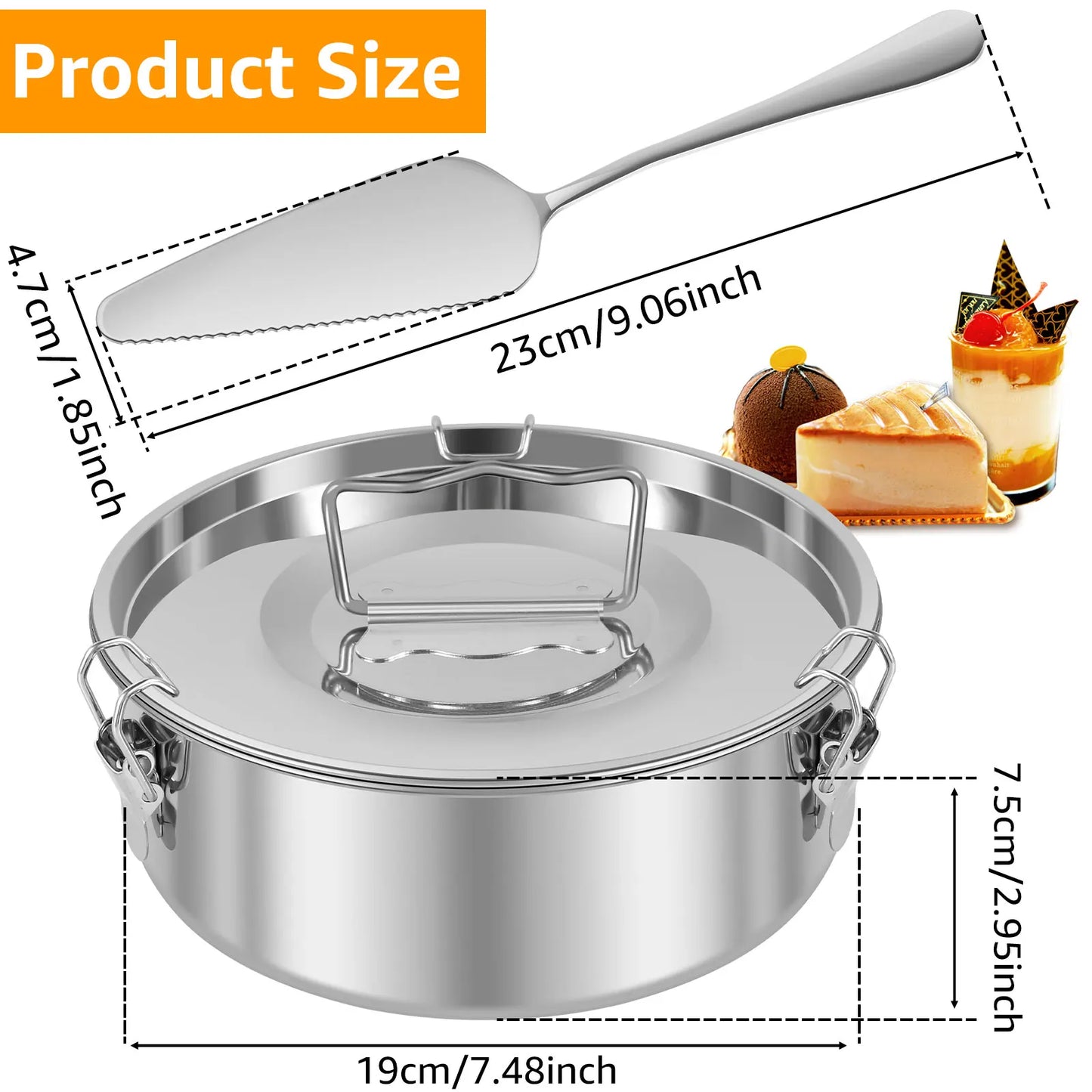 Stainless Steel Flan Cake Mold