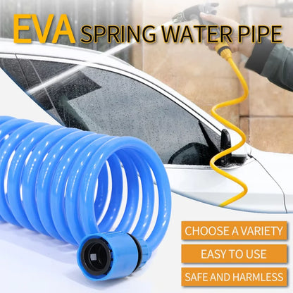 EVA Spiral Garden Water Hose for Watering & Car Washing