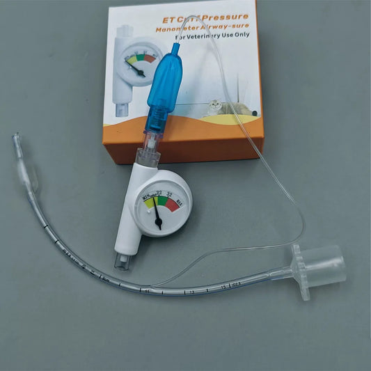 Endotracheal Tube Cuff Pressure Gauge for Veterinary Intubation