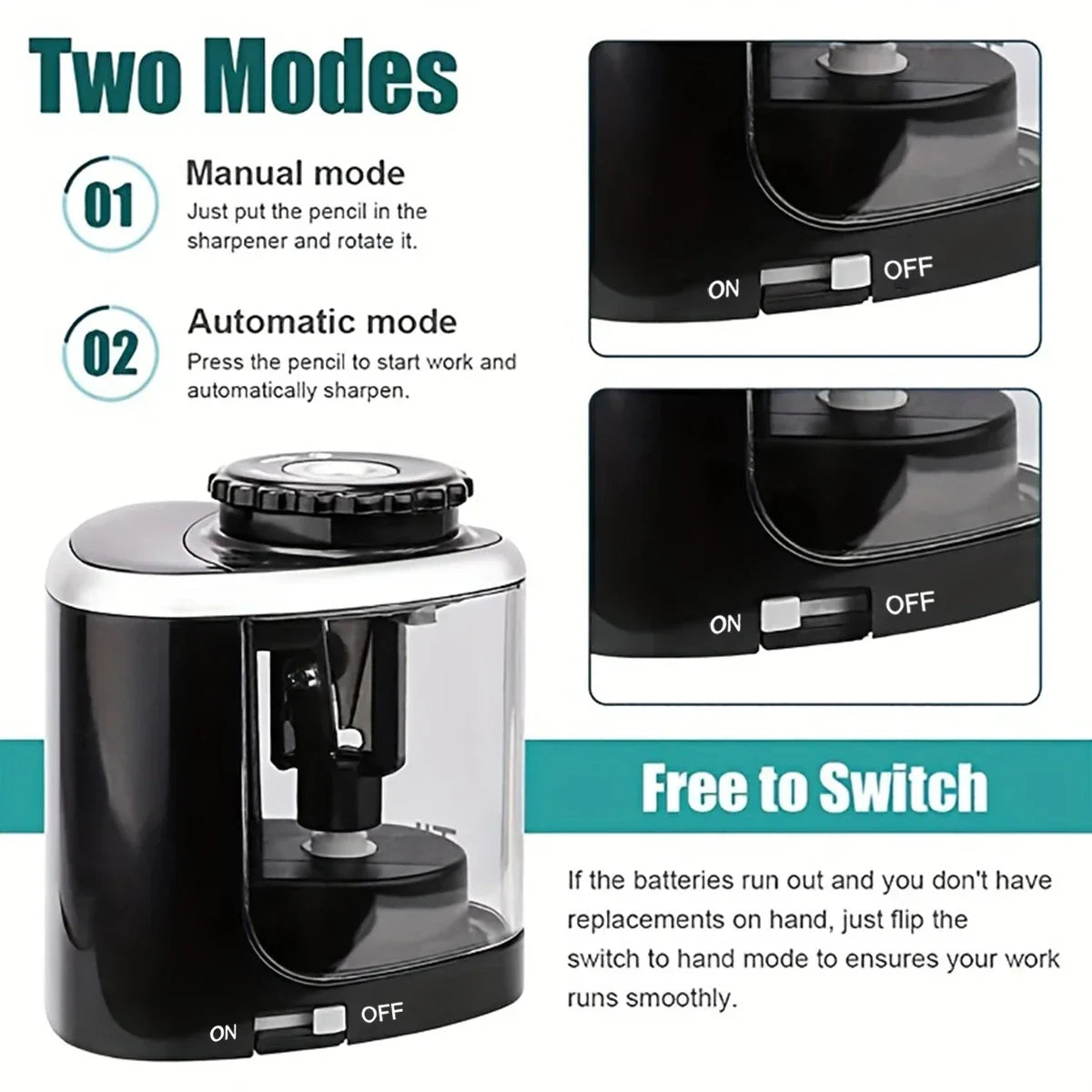 Electric Desktop Pencil Sharpener