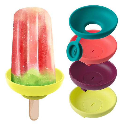 Silicone Anti-Drip Popsicle Holder for Kids