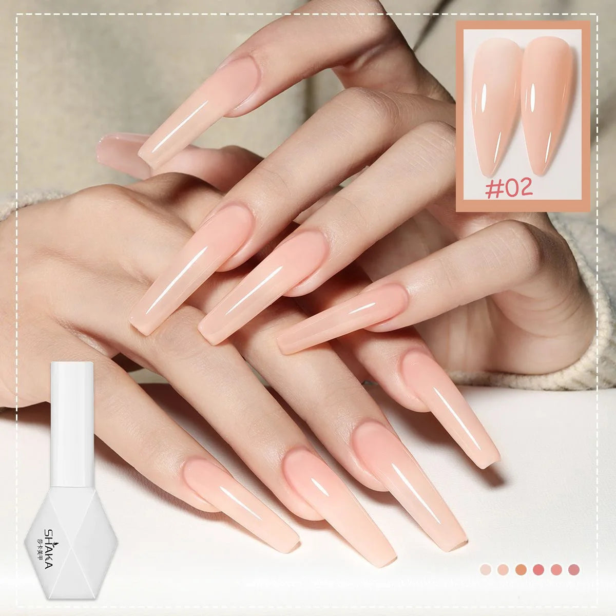 Ice Skin Nude Pink Gel Nail Polish