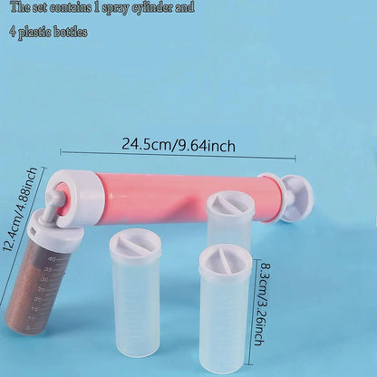 Manual Cake Spray Gun Set for Cake Decorating & Food Colouring
