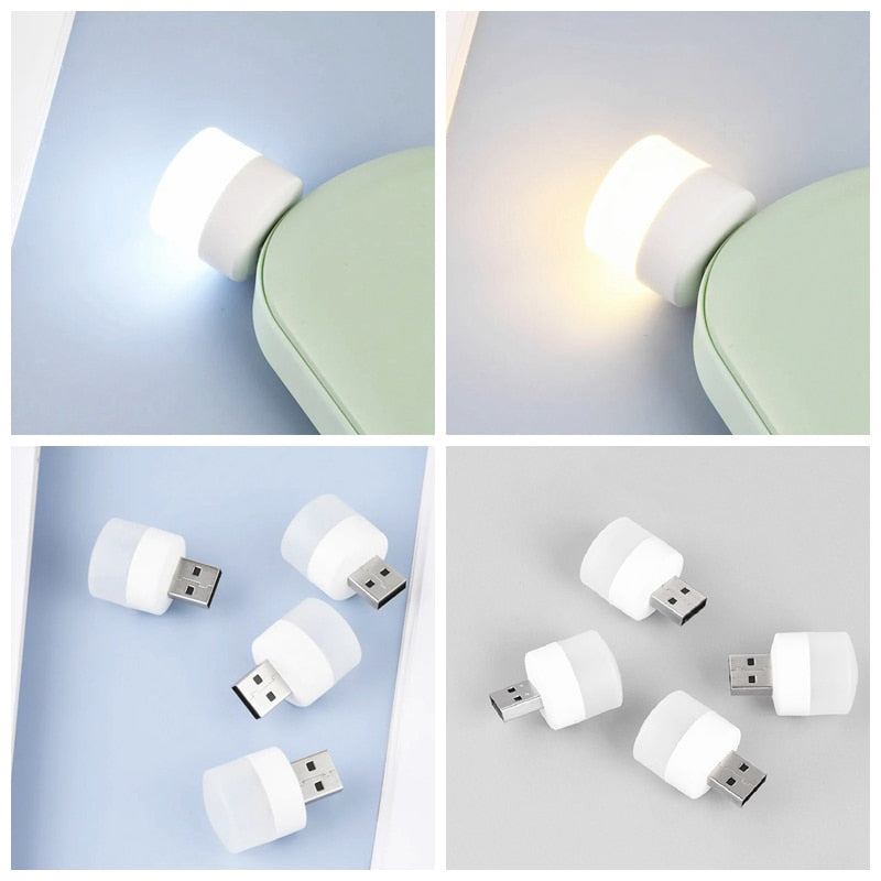 5pcs Mini USB Plug Lamp 5V Super Bright