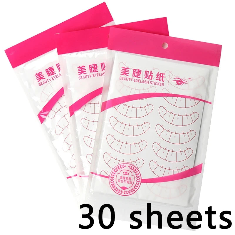 Eyelash Mapping Stickers