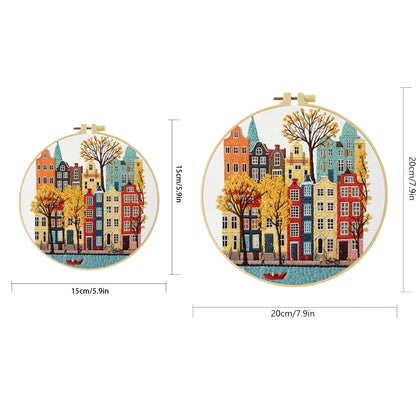 Cityscape Embroidery Starter Kit