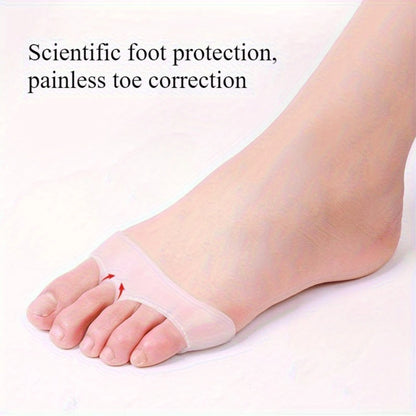 Silicone Forefoot Cushion Pads with Toe Separator
