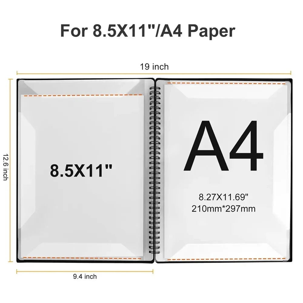 A4 Sheet Music Binder Folder