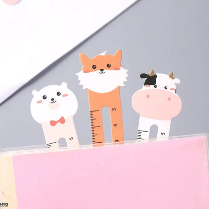 Cartoon Animal Bookmark Set