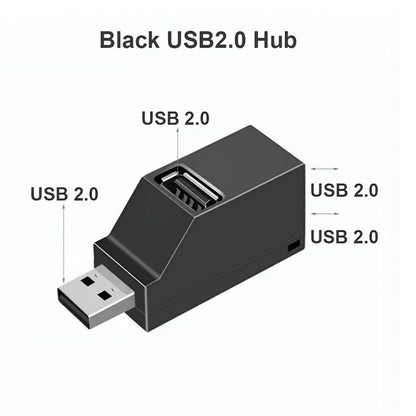 USB 3.0 Mini Hub Adapter – 3-Port Expansion
