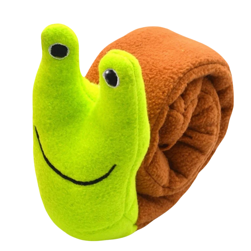 Interactive Snail Dog Puzzle Feeder Toy