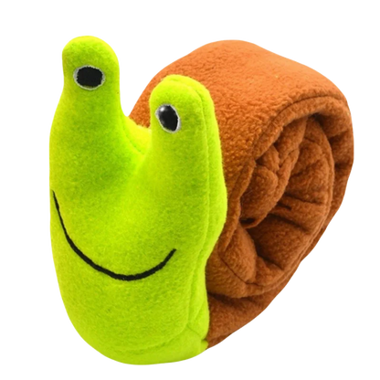 Interactive Snail Dog Puzzle Feeder Toy