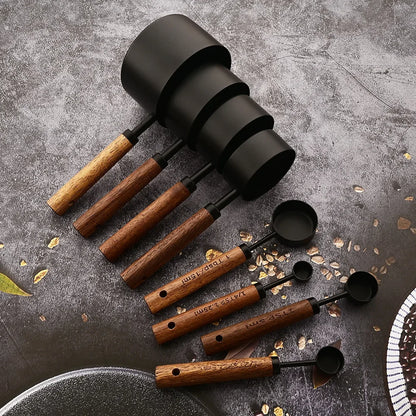 Stainless Steel Measuring Cups & Spoons Set